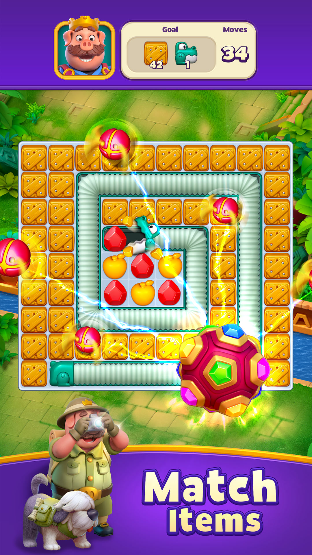 اسکرین شات 2 بازی Piggy Kingdom