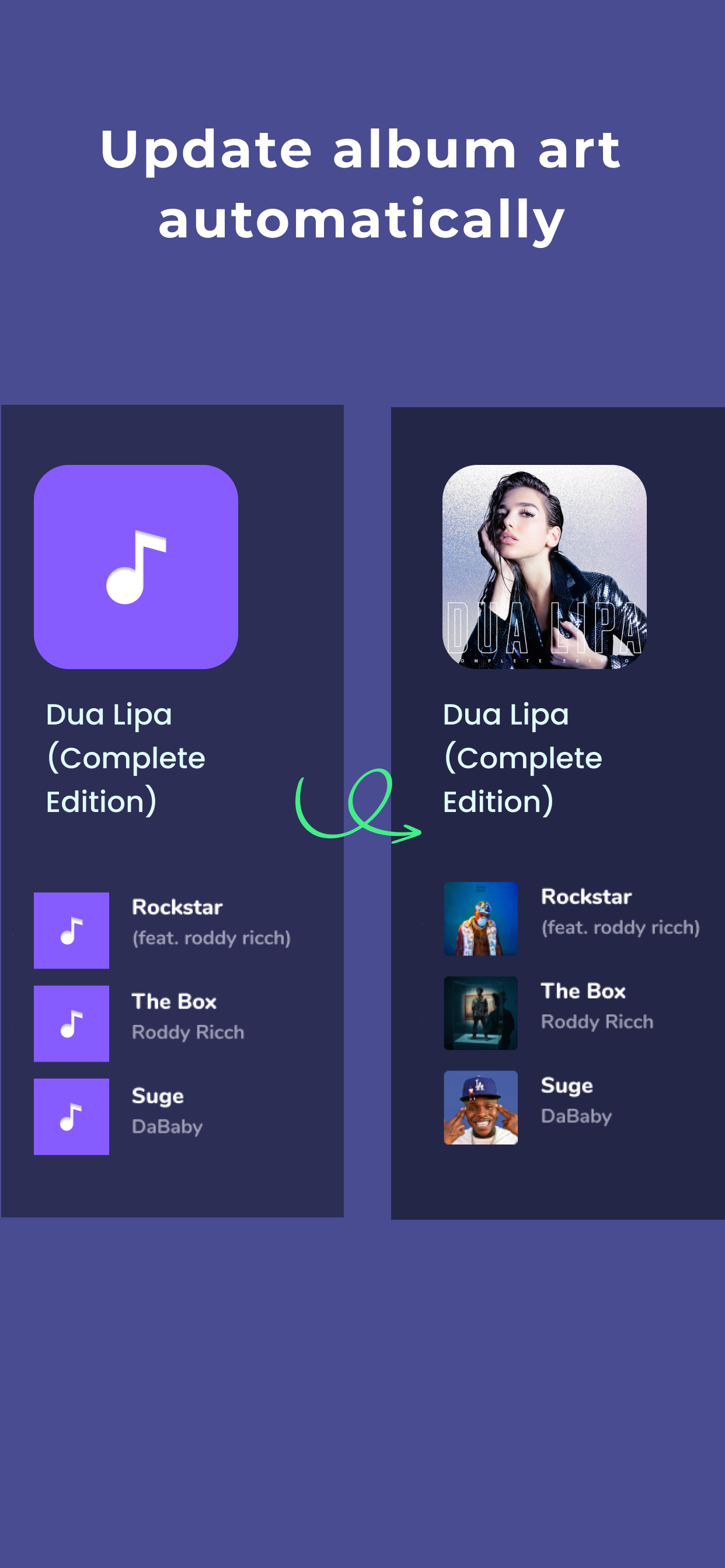 اسکرین شات 8 برنامه One Music Player