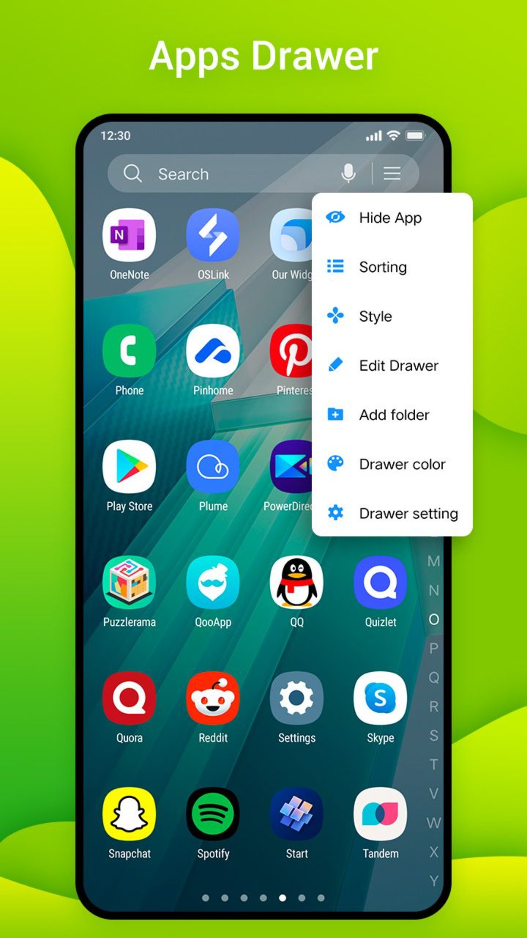 اسکرین شات 4 برنامه One S25 Launcher - S25 One Ui