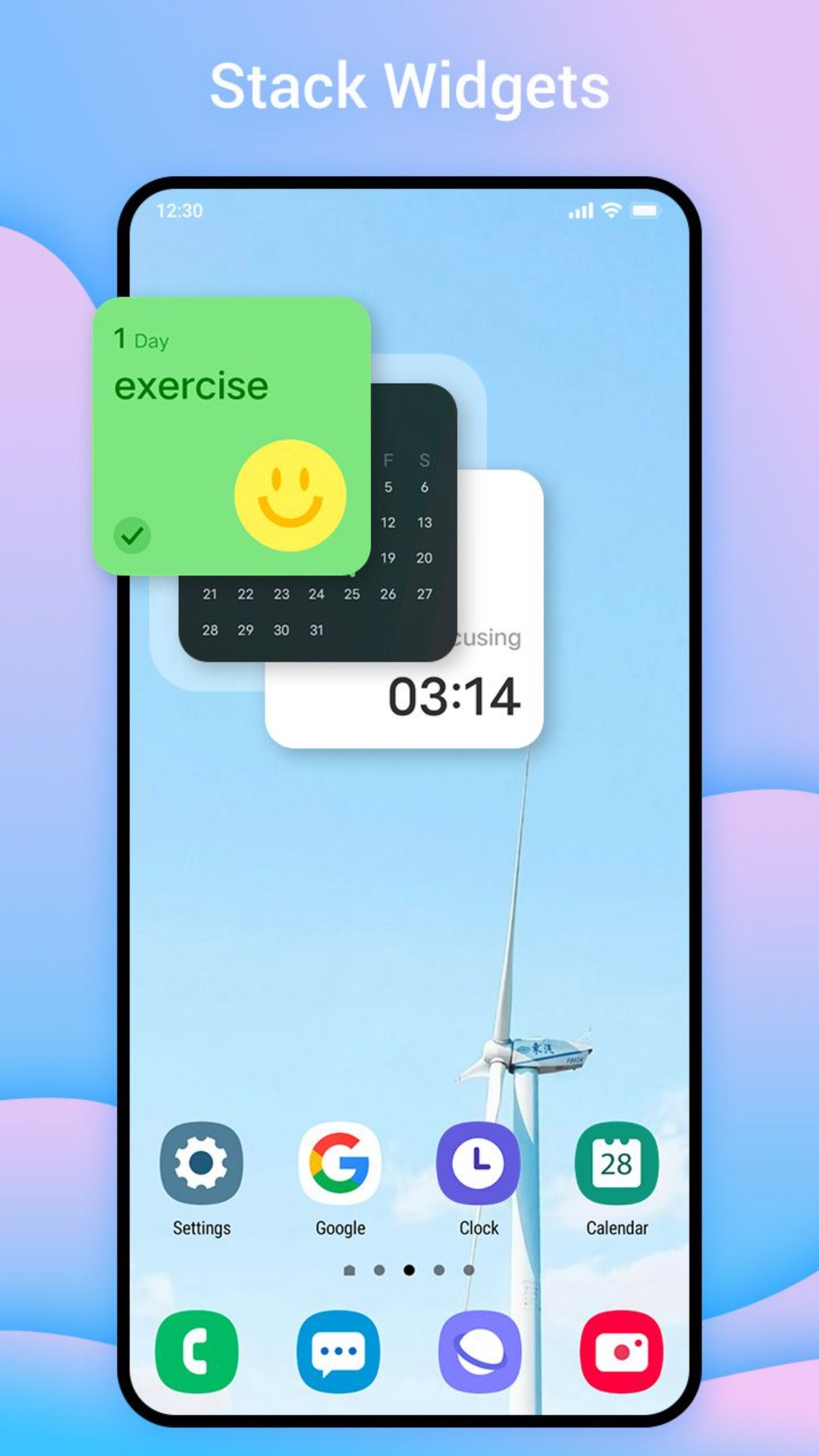 اسکرین شات 5 برنامه One S25 Launcher - S25 One Ui