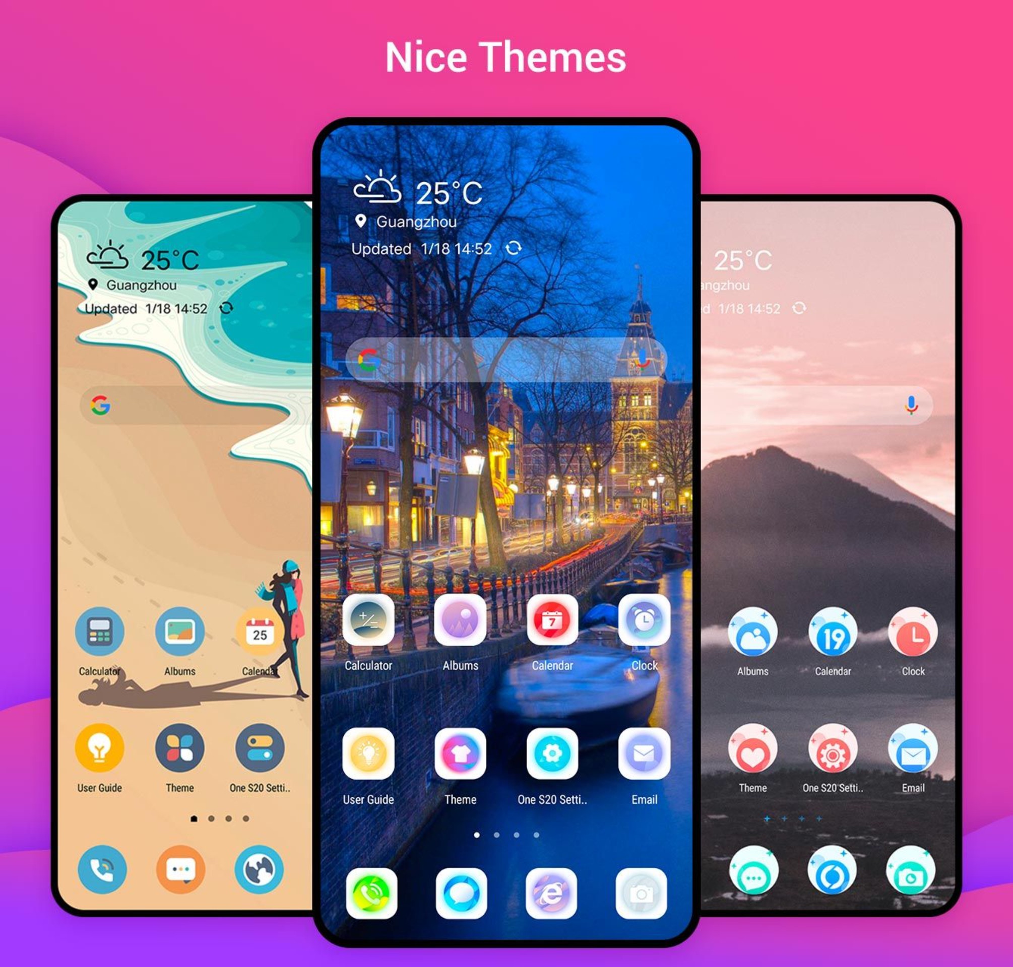 اسکرین شات 3 برنامه One S25 Launcher - S25 One Ui
