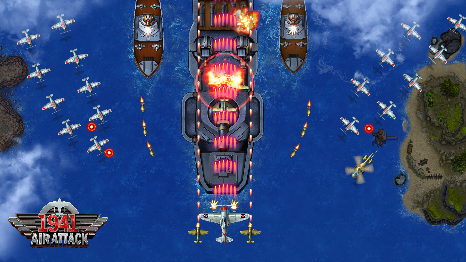 اسکرین شات 8 بازی 1941 AirAttack: Airplane Games