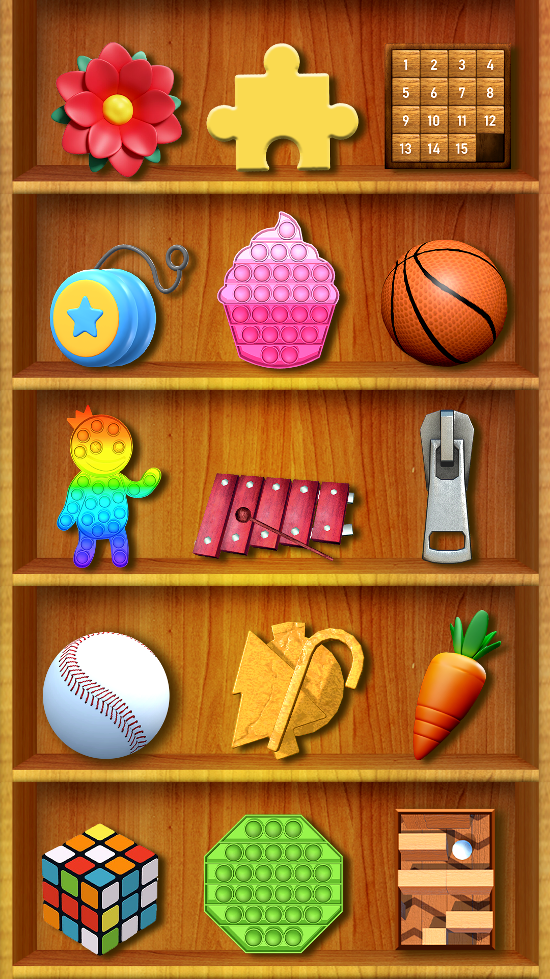 اسکرین شات 4 بازی Pop It Toys - Antistress Game