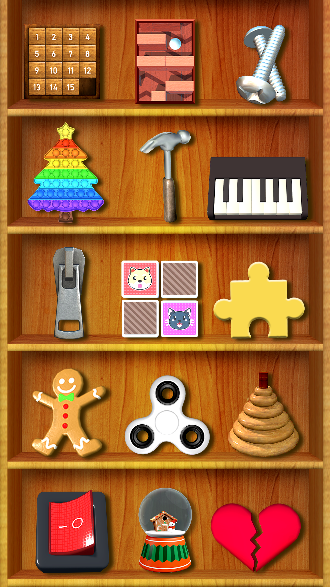 اسکرین شات 2 بازی Pop It Toys - Antistress Game