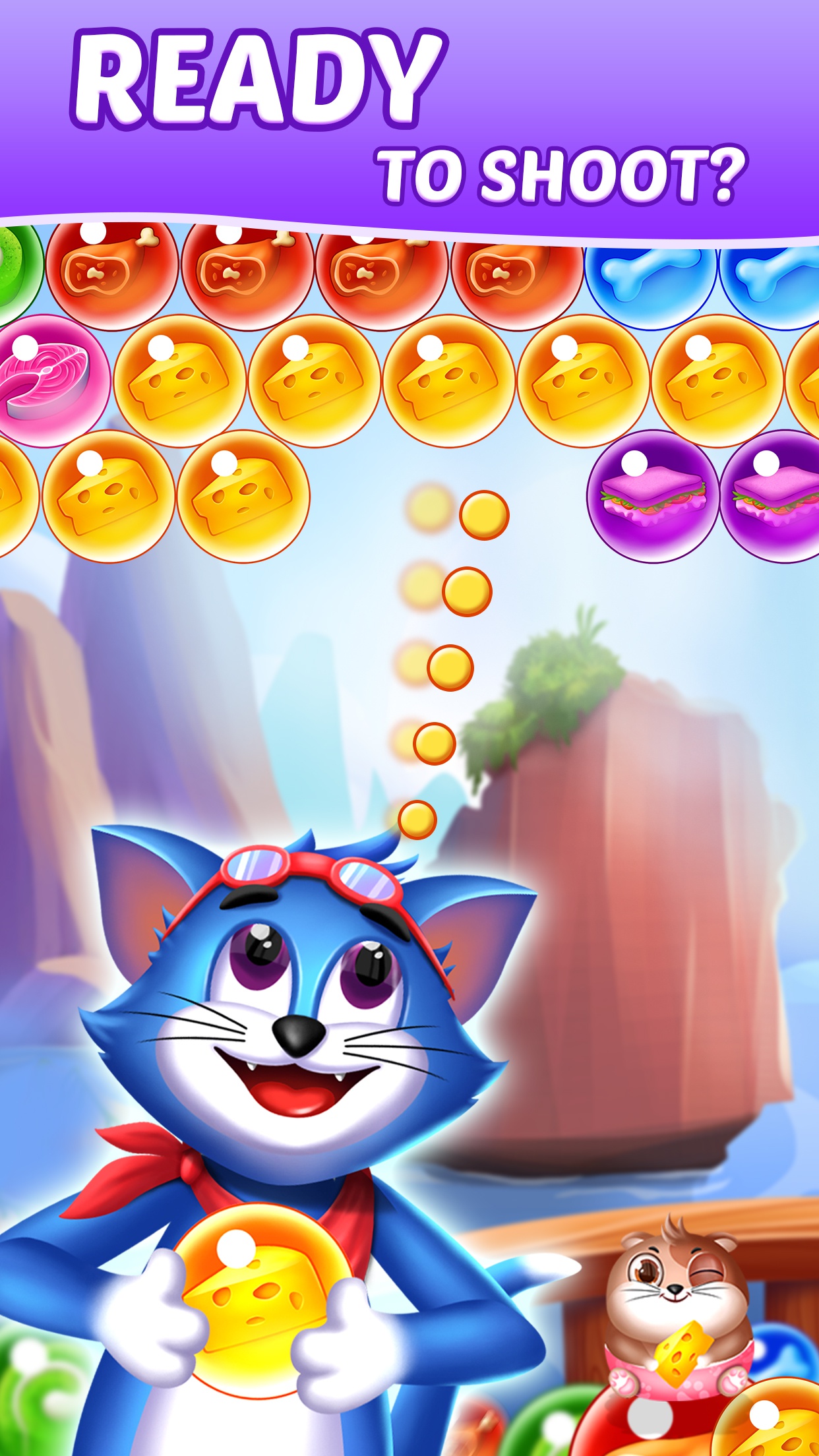 اسکرین شات 1 بازی Tomcat Pop: Bubble Shooter