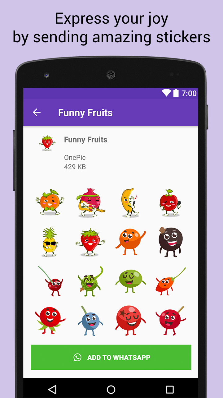 اسکرین شات 6 برنامه Funny Sticker Packs WASticker