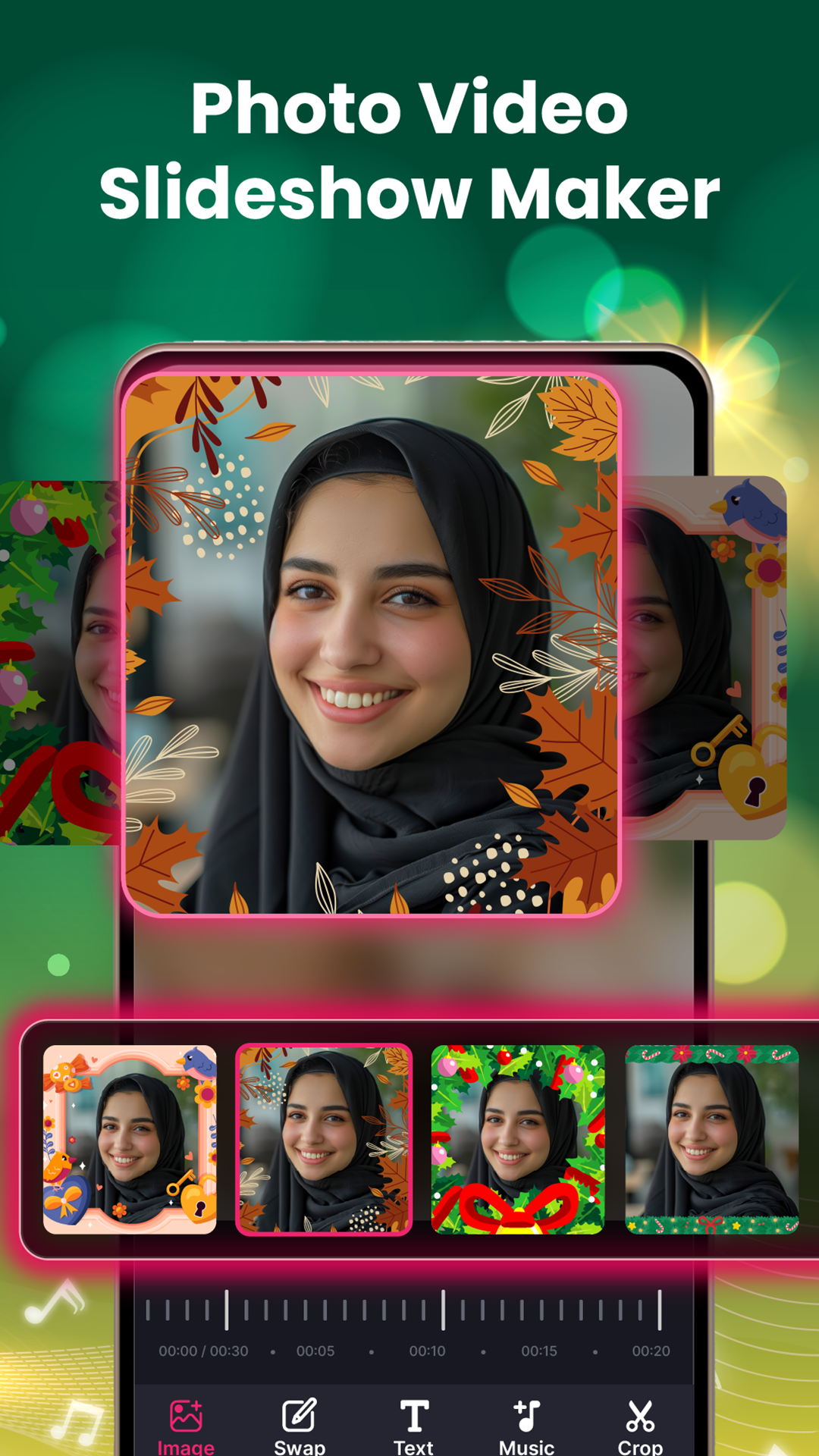 اسکرین شات 1 برنامه Slideshow Maker & Music Video