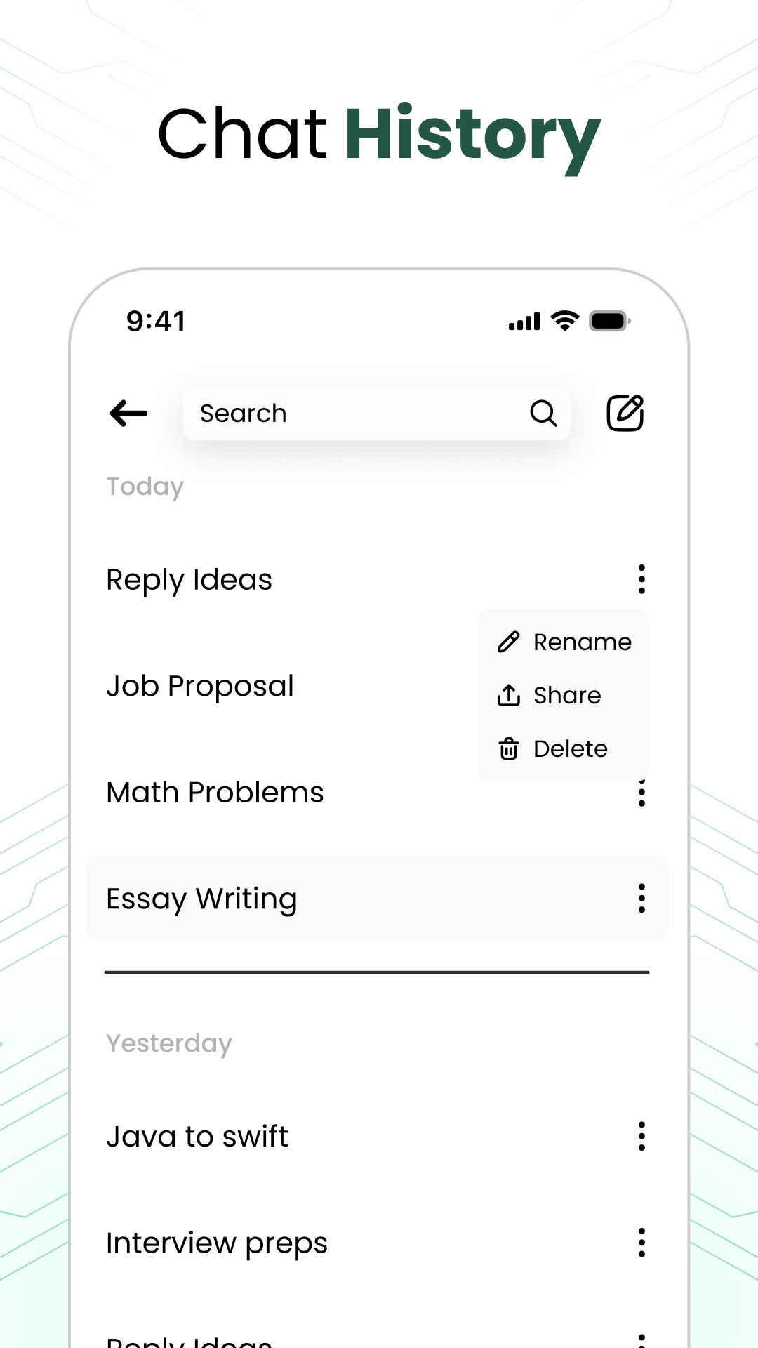 اسکرین شات 8 برنامه Ai Chatbot - Talk to Ai Bot
