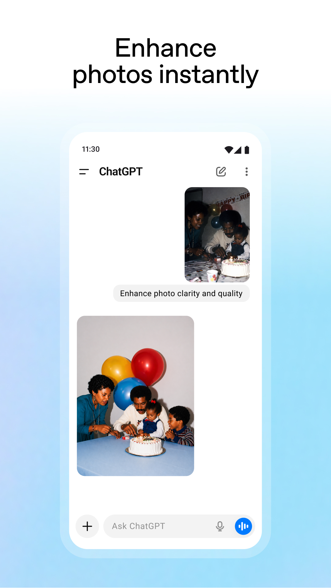 اسکرین شات 7 برنامه ChatGPT