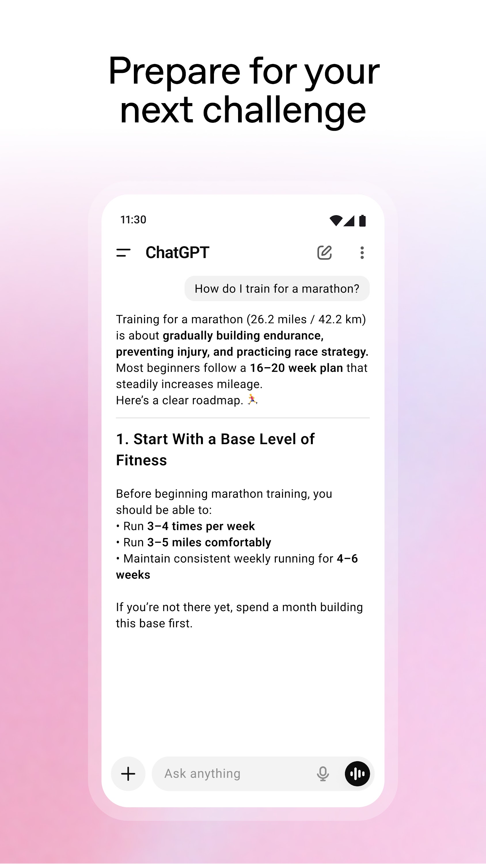 اسکرین شات 3 برنامه ChatGPT