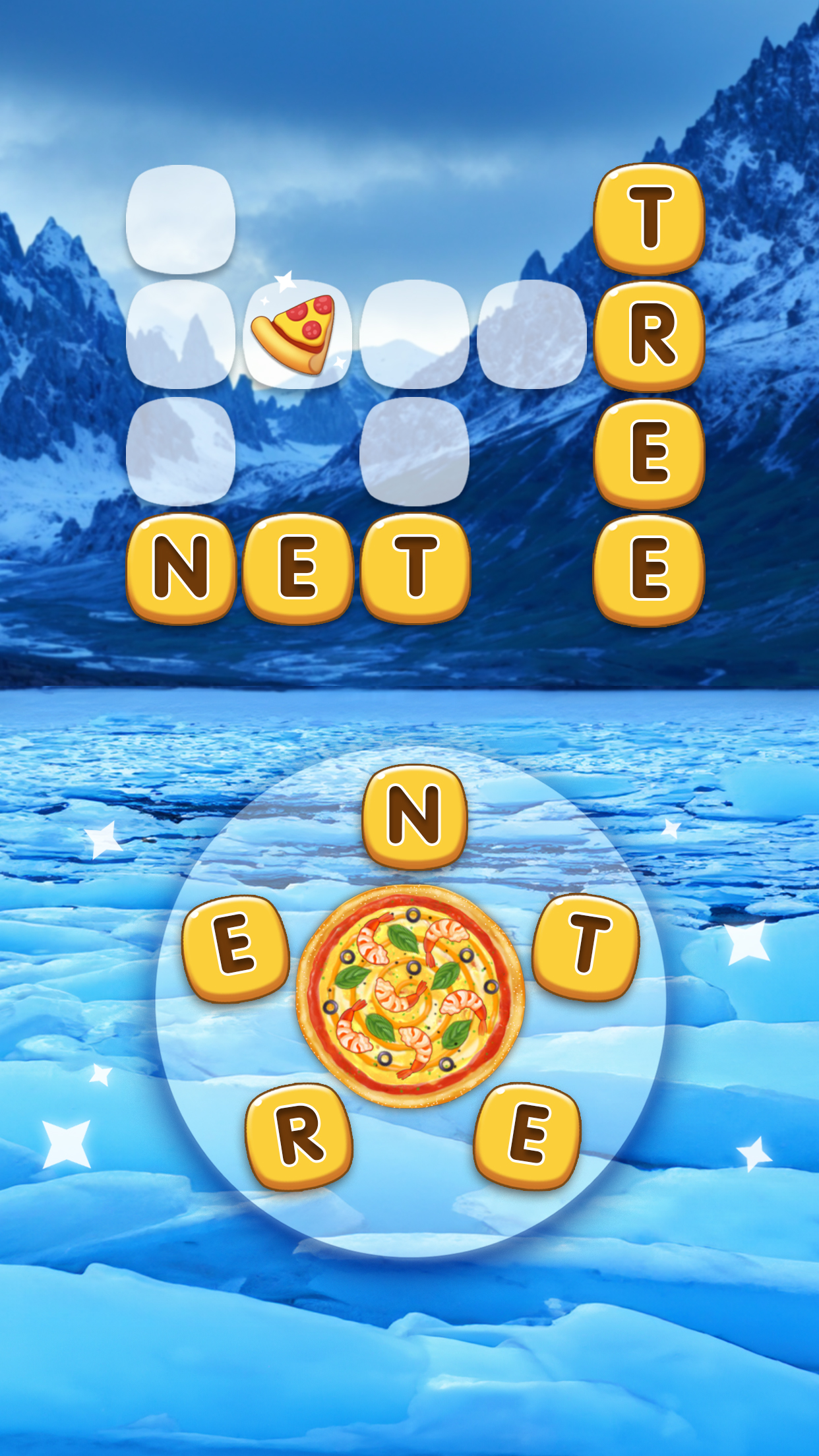 اسکرین شات 2 بازی Word Pizza: Crossword Games
