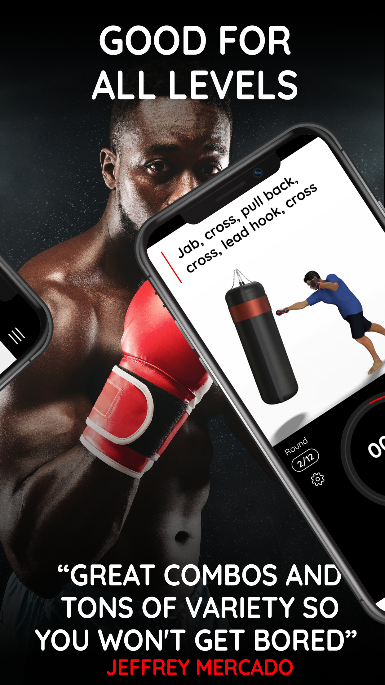 اسکرین شات 3 برنامه Boxing Training & Workout App