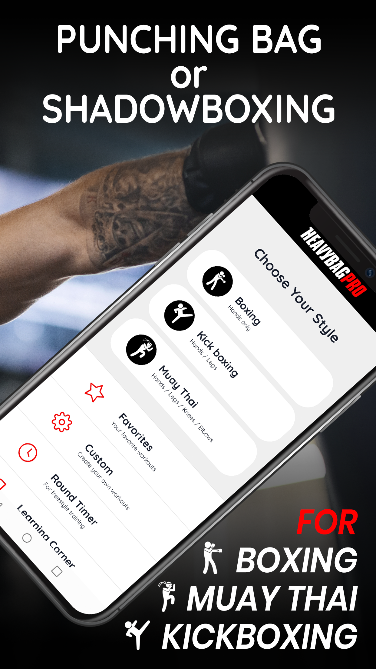 اسکرین شات 2 برنامه Boxing Training & Workout App
