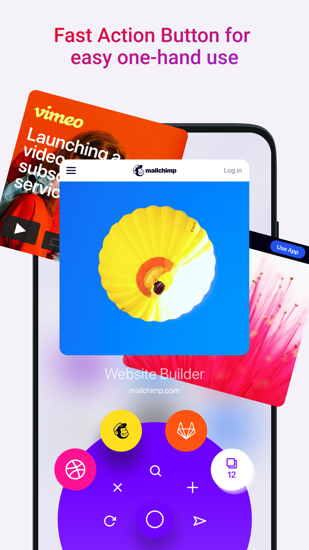 اسکرین شات 2 برنامه Opera Touch