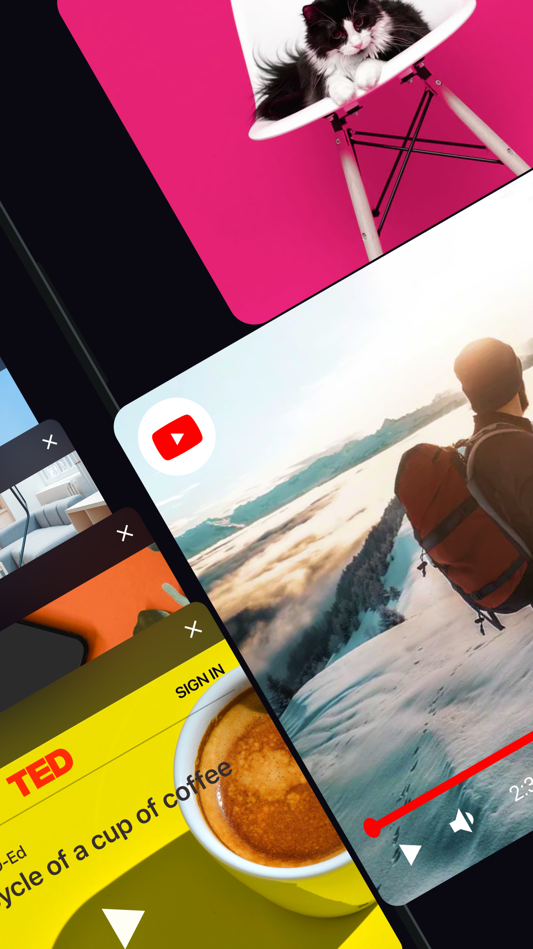 اسکرین شات 6 برنامه Opera Touch