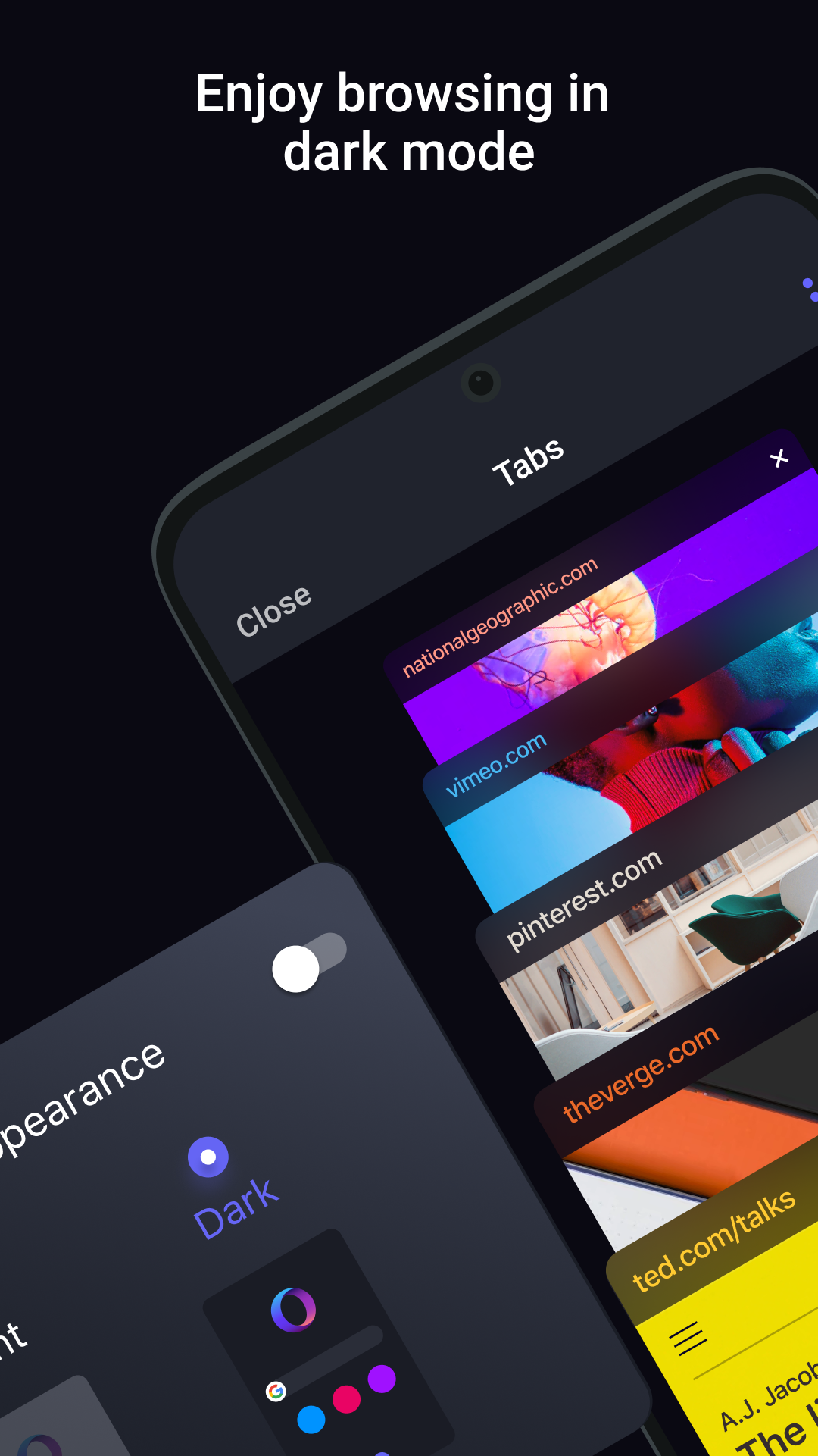 اسکرین شات 5 برنامه Opera Touch