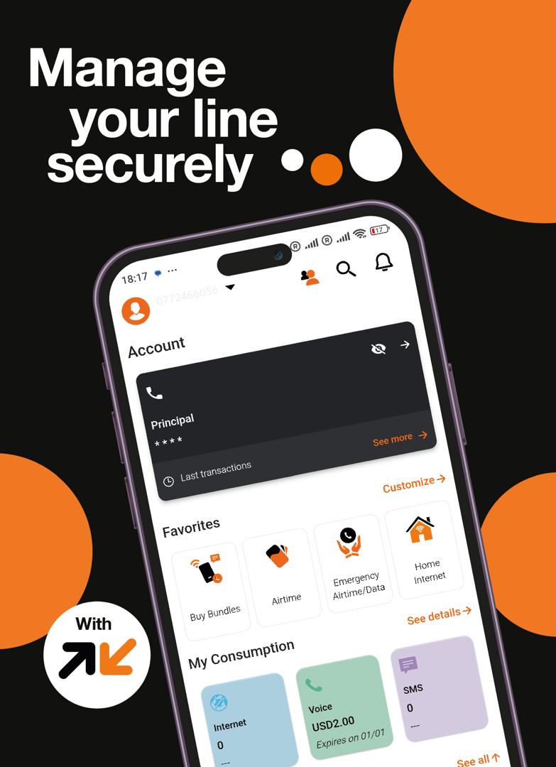 اسکرین شات 2 برنامه Orange Max it - Liberia