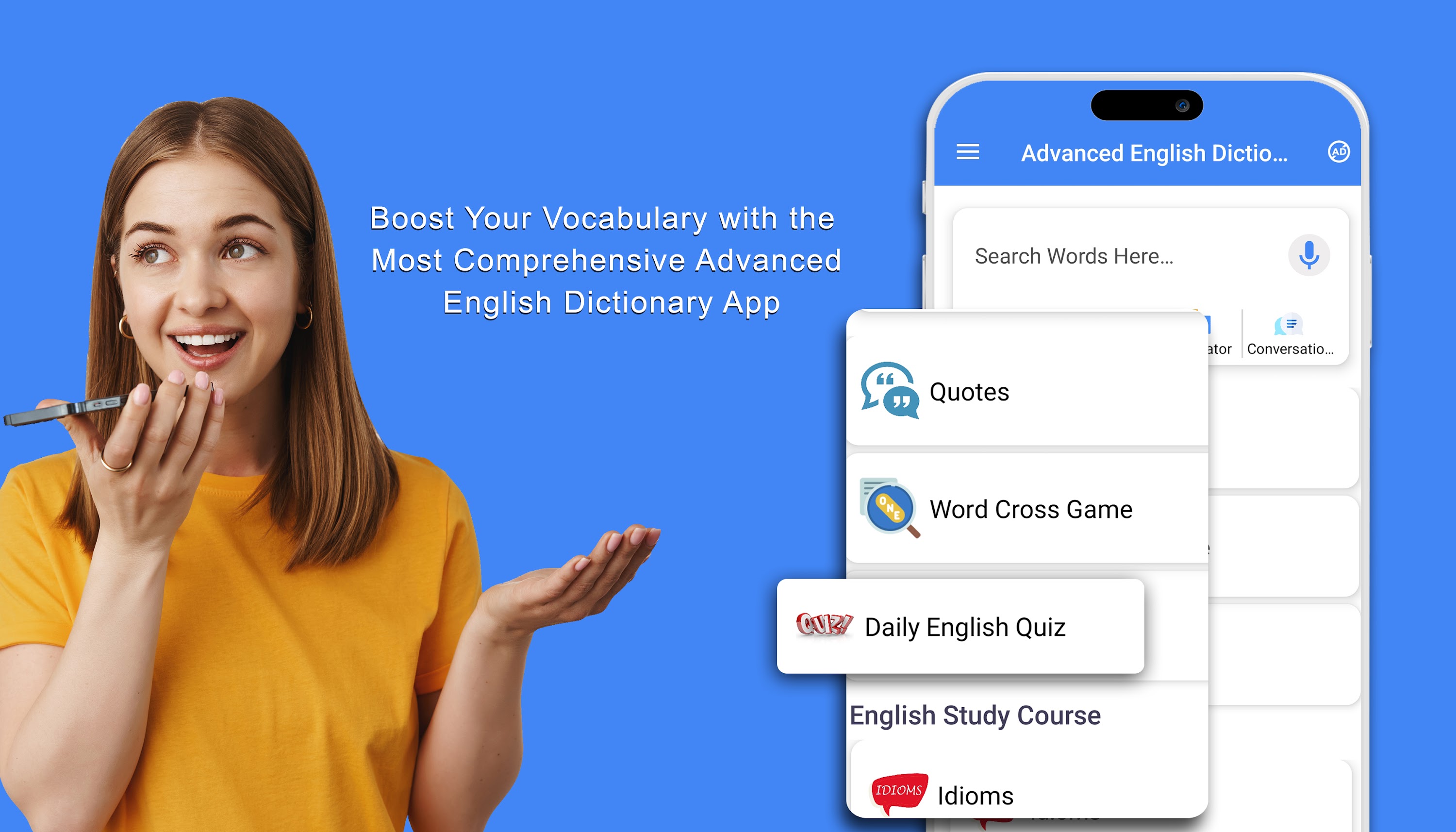 اسکرین شات 4 برنامه Advanced English Dictionary