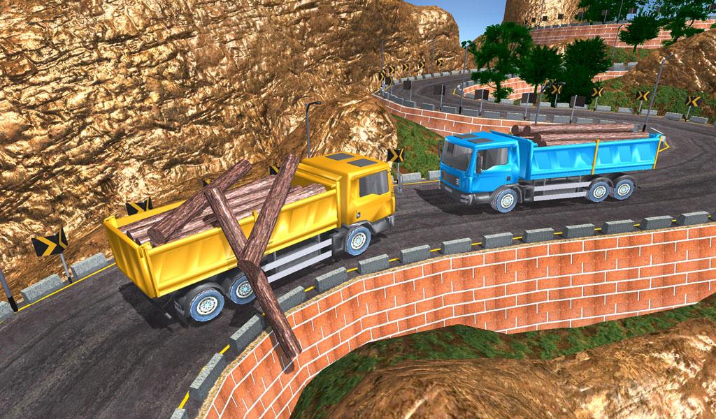 اسکرین شات 6 برنامه Uphill Offroad Truck Driver 3D