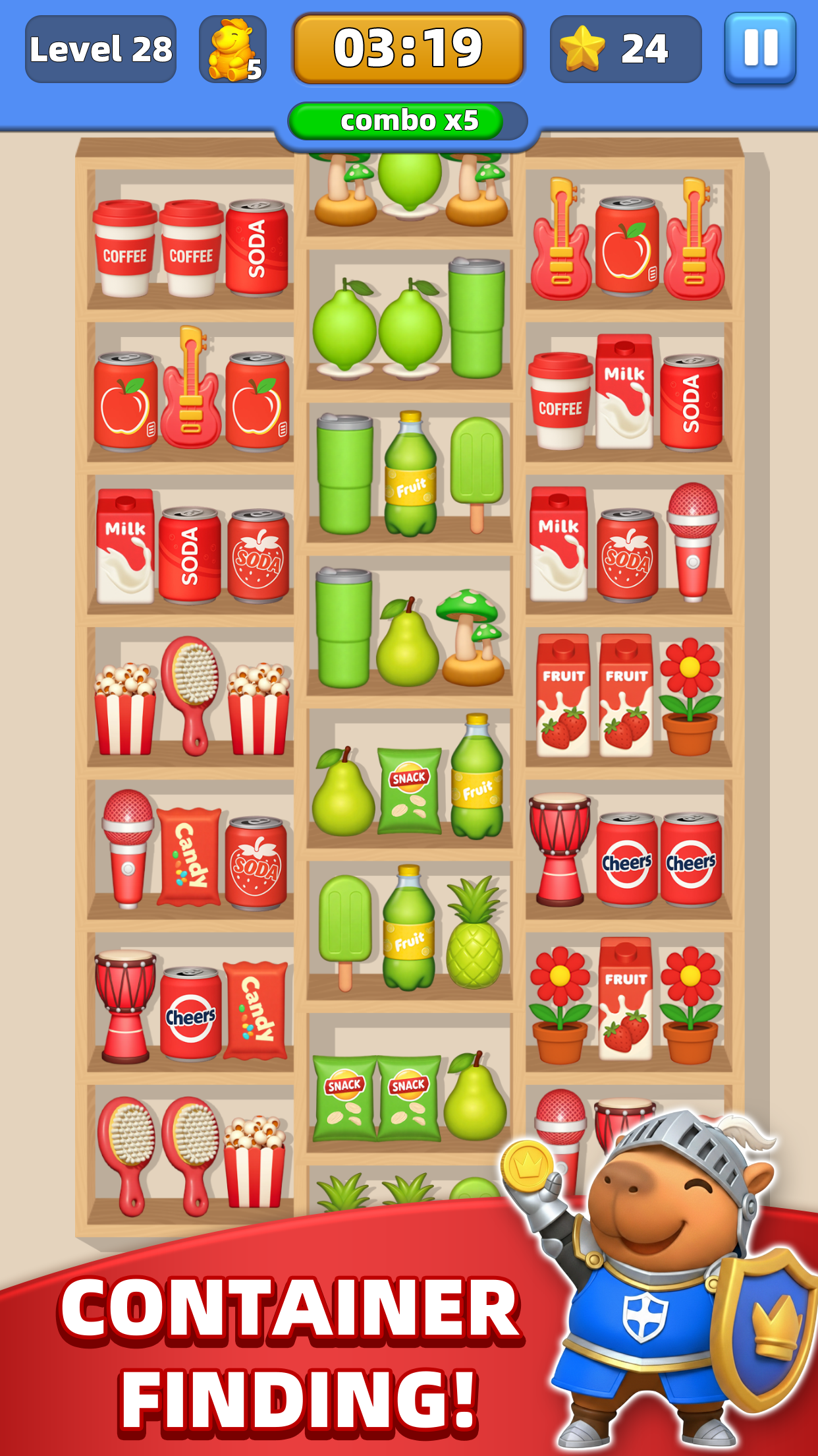 اسکرین شات 2 بازی Capy’s Market: Goods Challenge