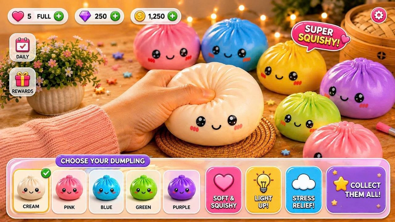 اسکرین شات 6 بازی Dumpling squishy