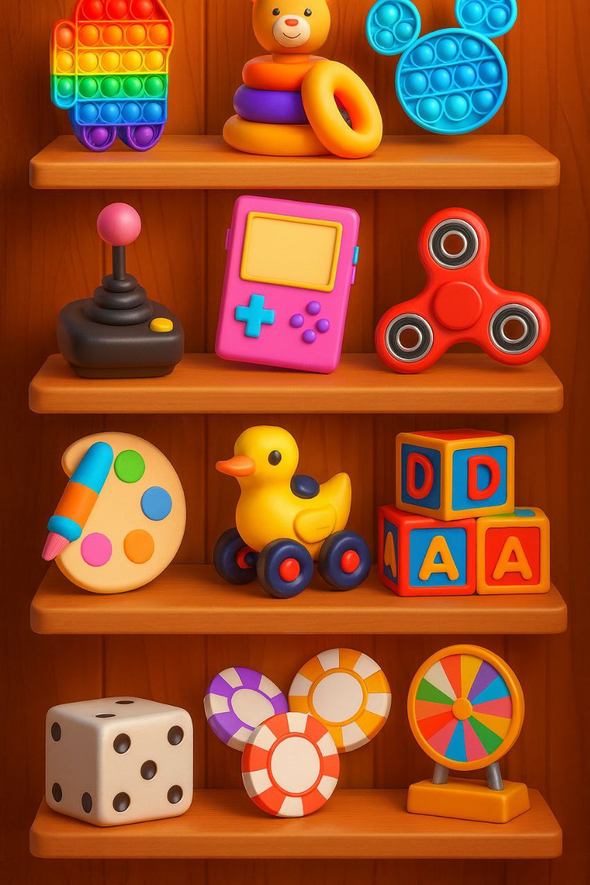 اسکرین شات 6 بازی Antistress Pop it Fidget Games