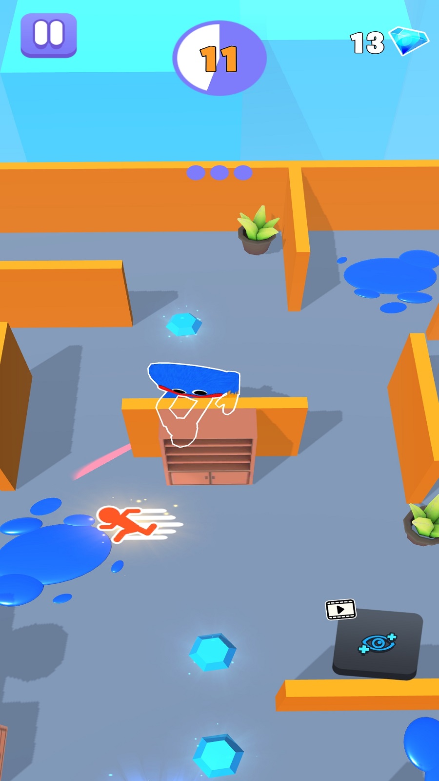 اسکرین شات 5 بازی Poppy Huggy Wuggy Hide 'N Seek