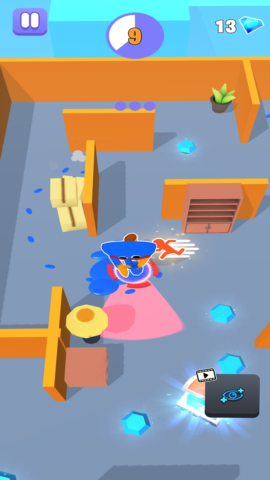 اسکرین شات 4 بازی Poppy Huggy Wuggy Hide 'N Seek