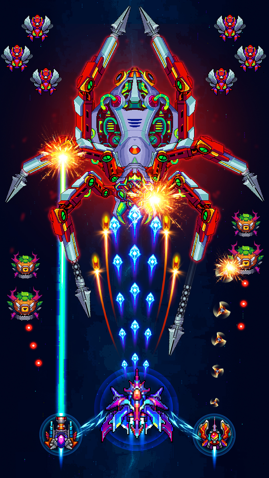اسکرین شات 3 بازی Galaxiga: Galaxy Arcade Game