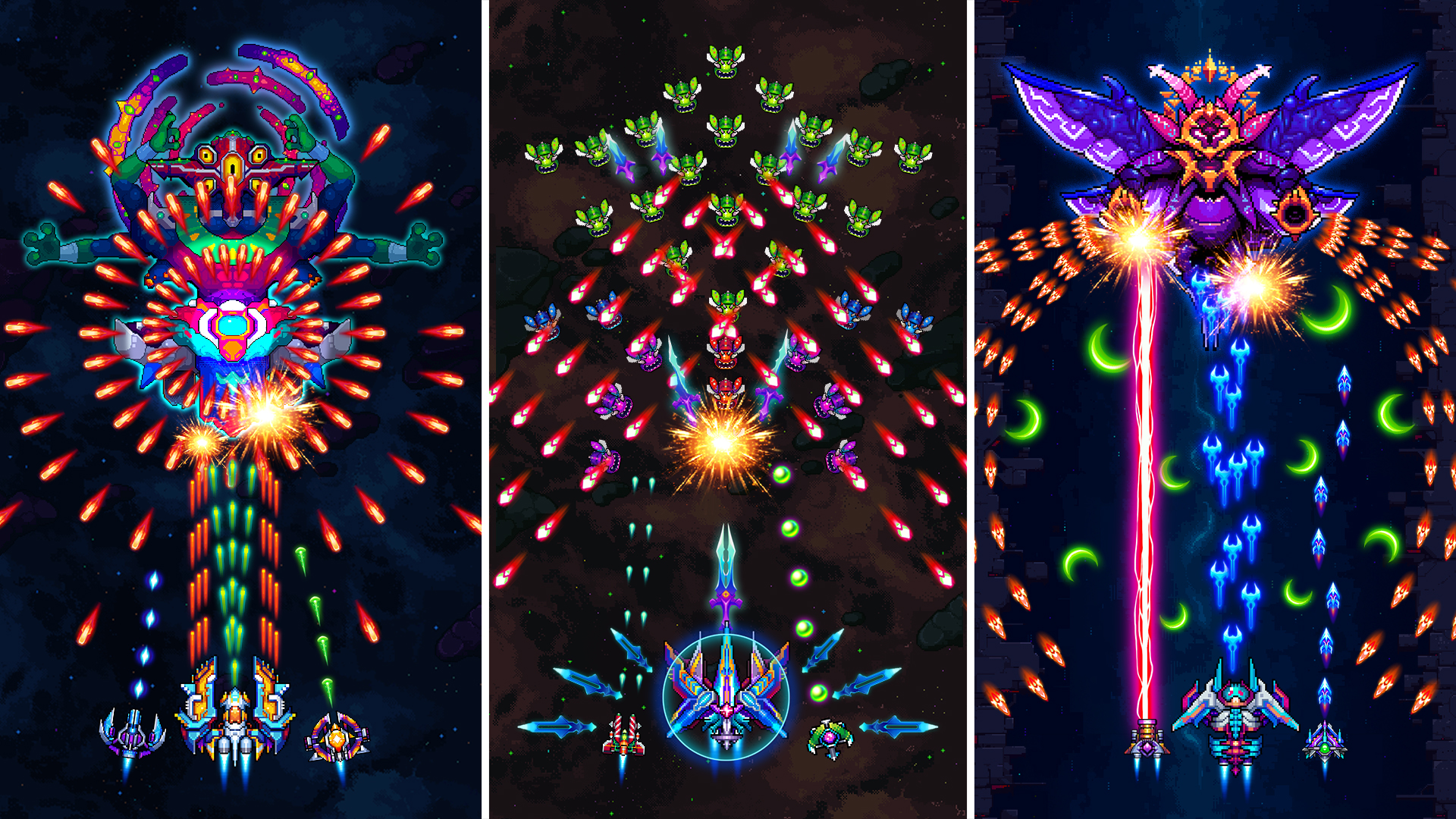 اسکرین شات 5 بازی Galaxiga: Galaxy Arcade Game