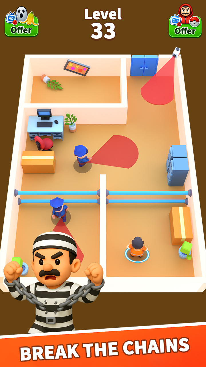 اسکرین شات 3 بازی Prison Escape : Sneak & Run