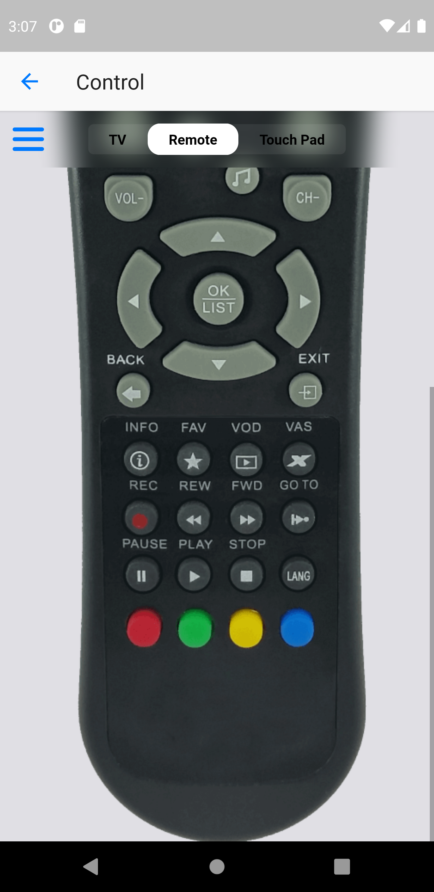 اسکرین شات 8 برنامه Remote Control For NXT DIGITAL