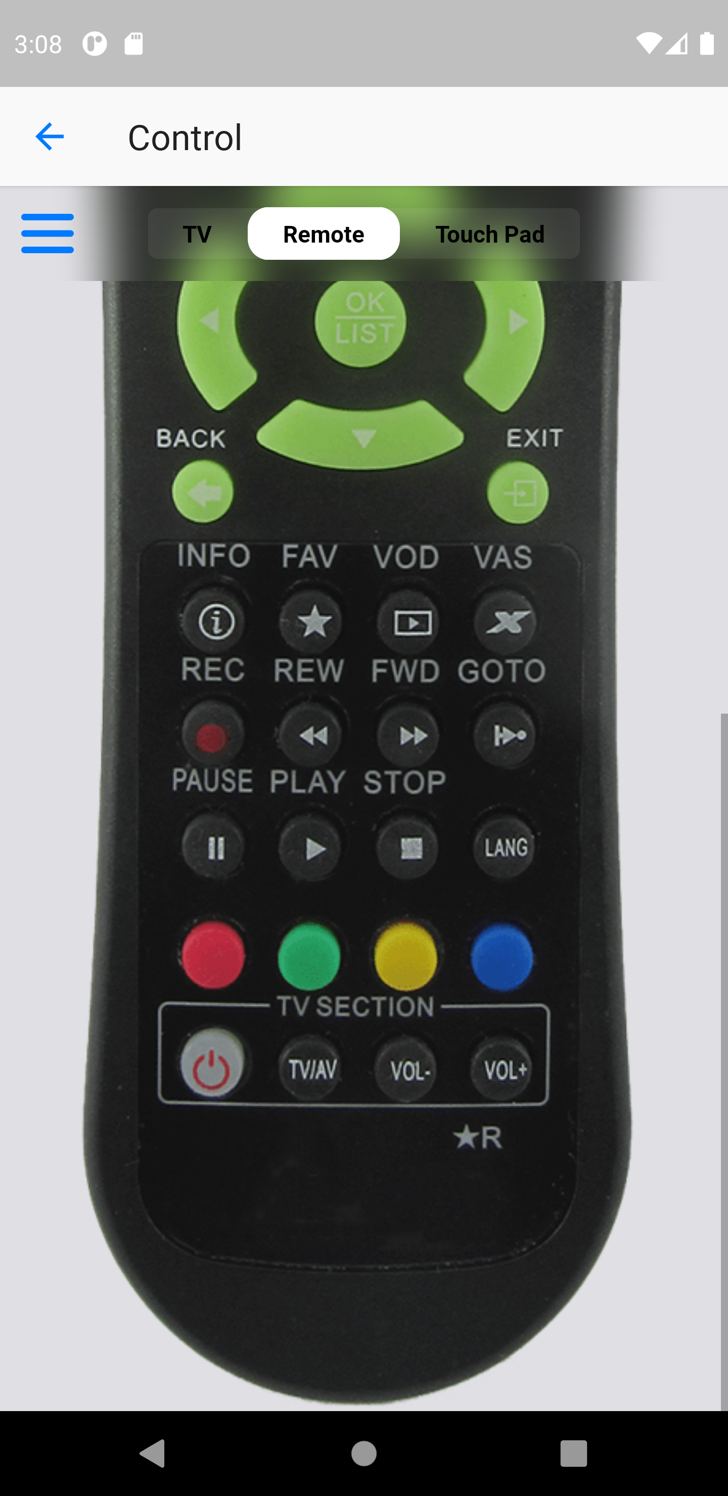 اسکرین شات 6 برنامه Remote Control For NXT DIGITAL