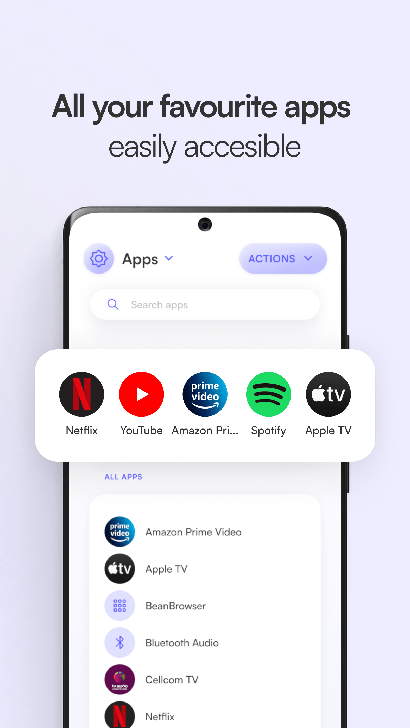 اسکرین شات 4 برنامه TV Remote control for Sony TV