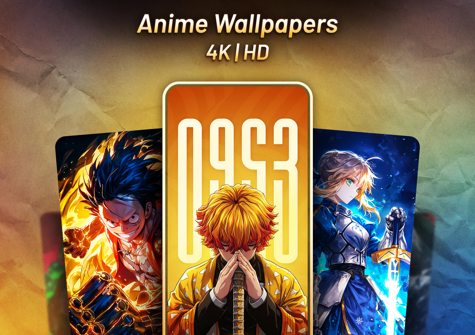 اسکرین شات 1 برنامه Anime Wallpapers 4K | HD