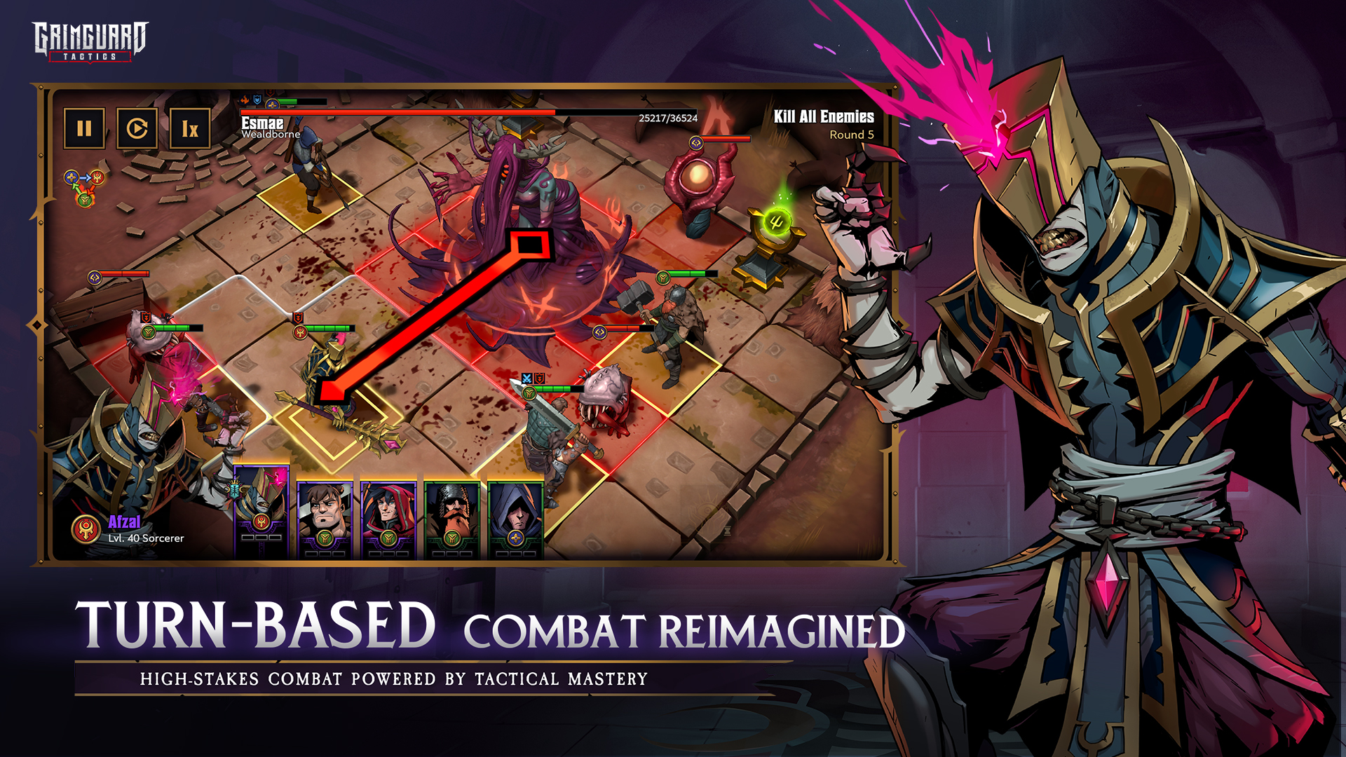 اسکرین شات 3 بازی Grimguard Tactics: Fantasy RPG