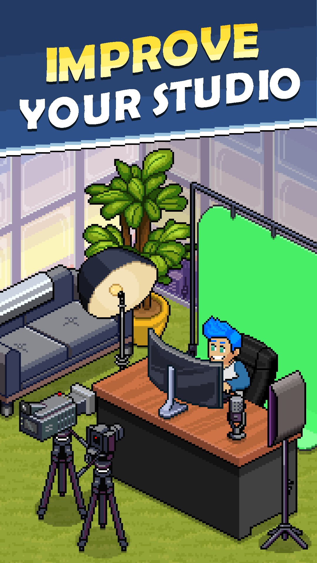 اسکرین شات 1 بازی PewDiePie's Tuber Simulator