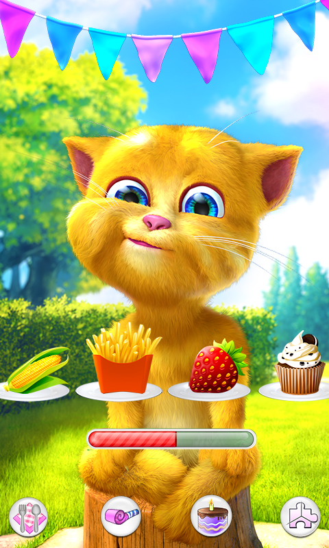 اسکرین شات 3 برنامه Talking Ginger 2