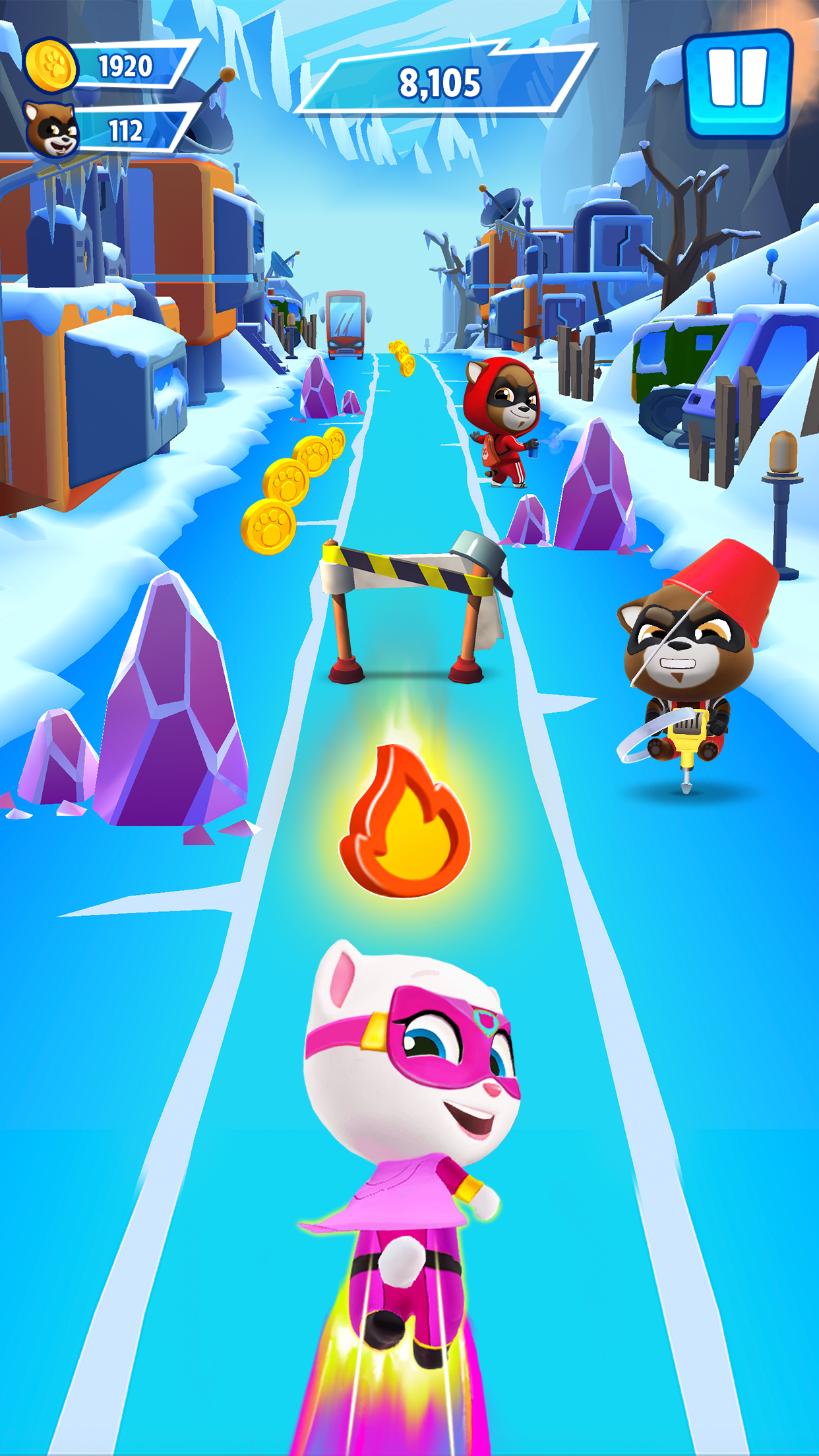 اسکرین شات 4 بازی Talking Tom Hero Dash
