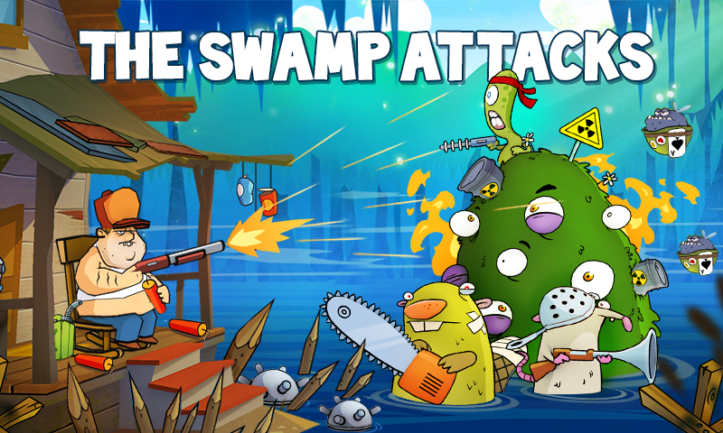 اسکرین شات 1 بازی Swamp Attack