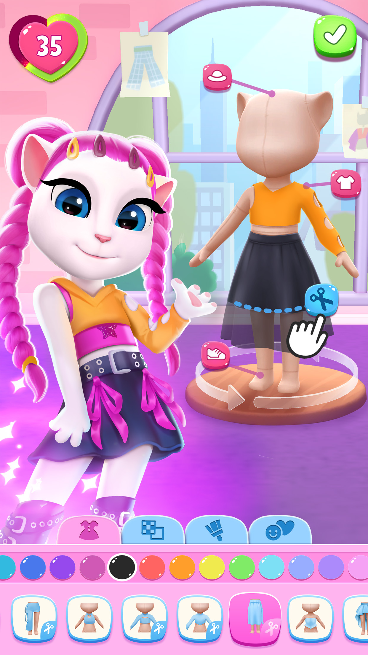 اسکرین شات 1 بازی My Talking Angela 2