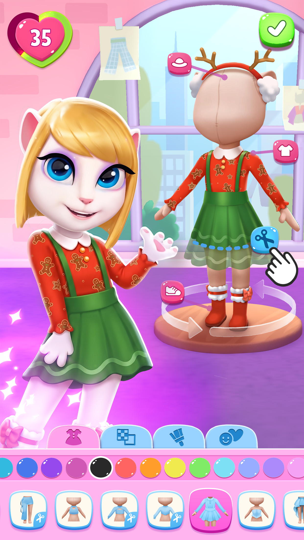 اسکرین شات 1 بازی My Talking Angela 2