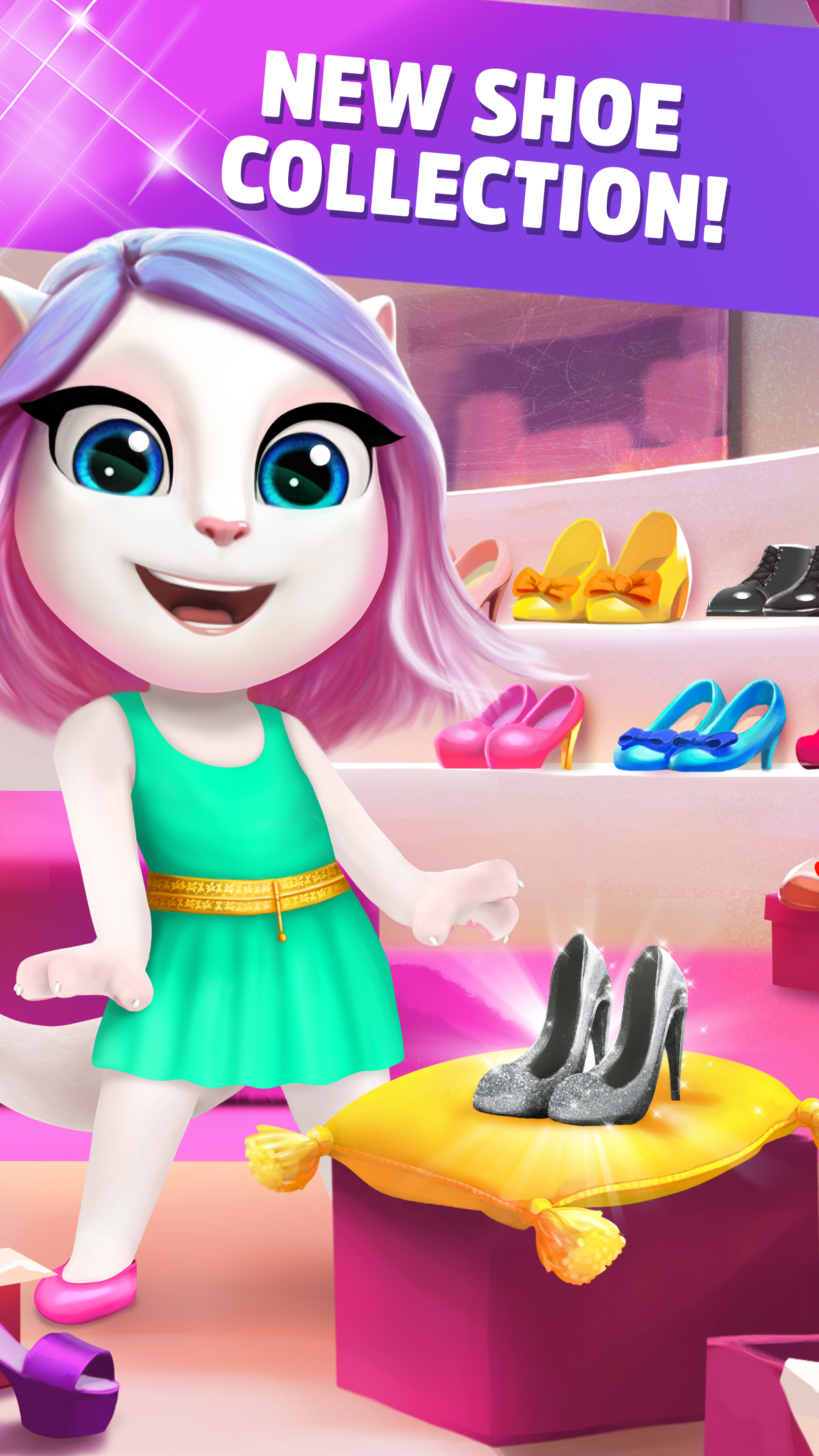 اسکرین شات 7 بازی آنجلای سخنگو (My Talking Angela)