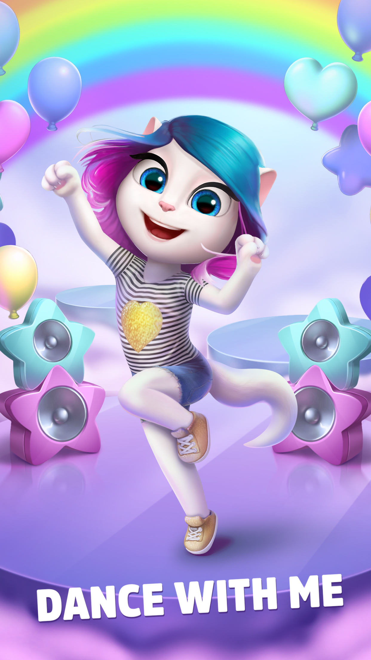 اسکرین شات 1 بازی آنجلای سخنگو (My Talking Angela)