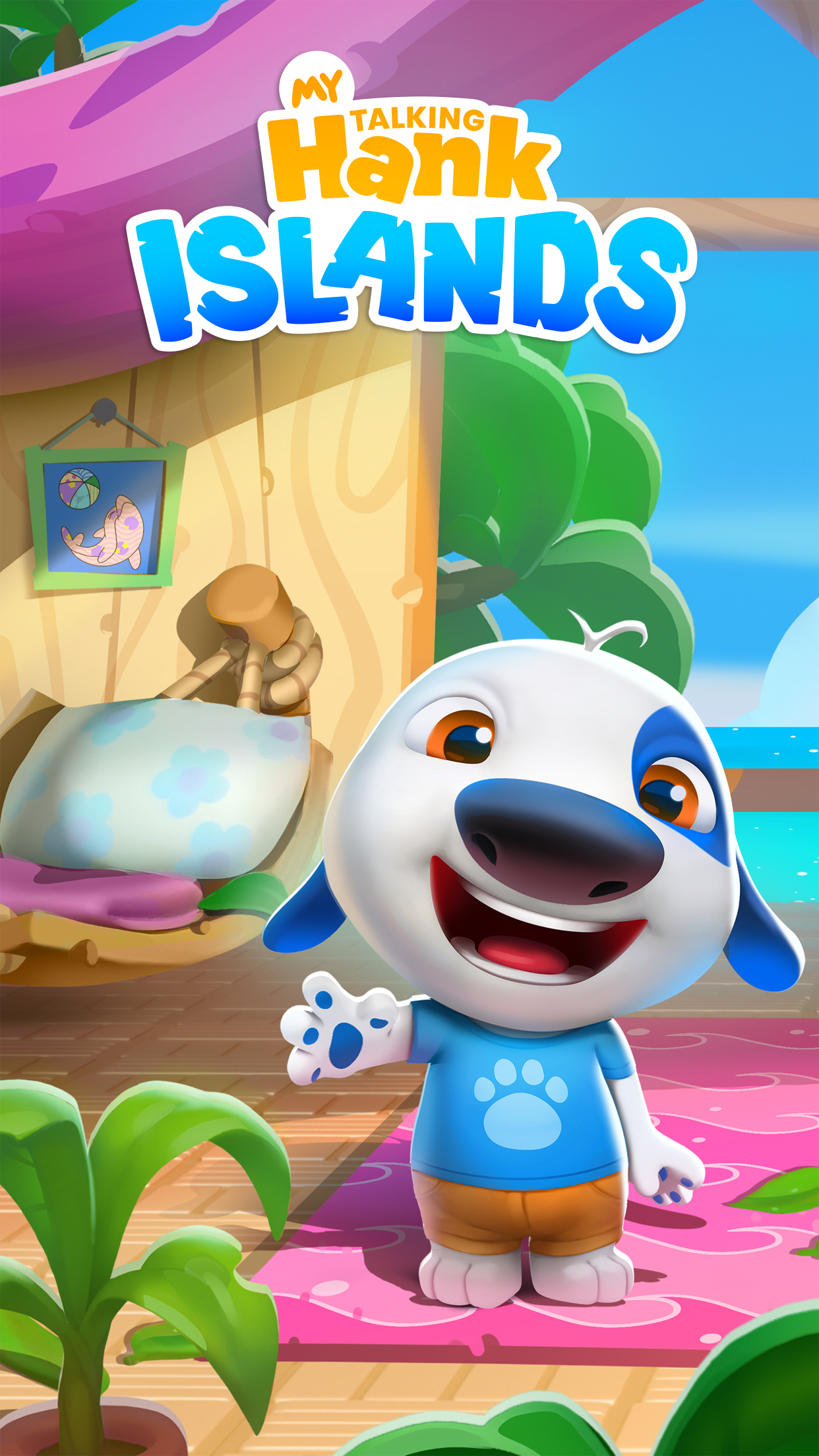 اسکرین شات 8 بازی My Talking Hank: Islands