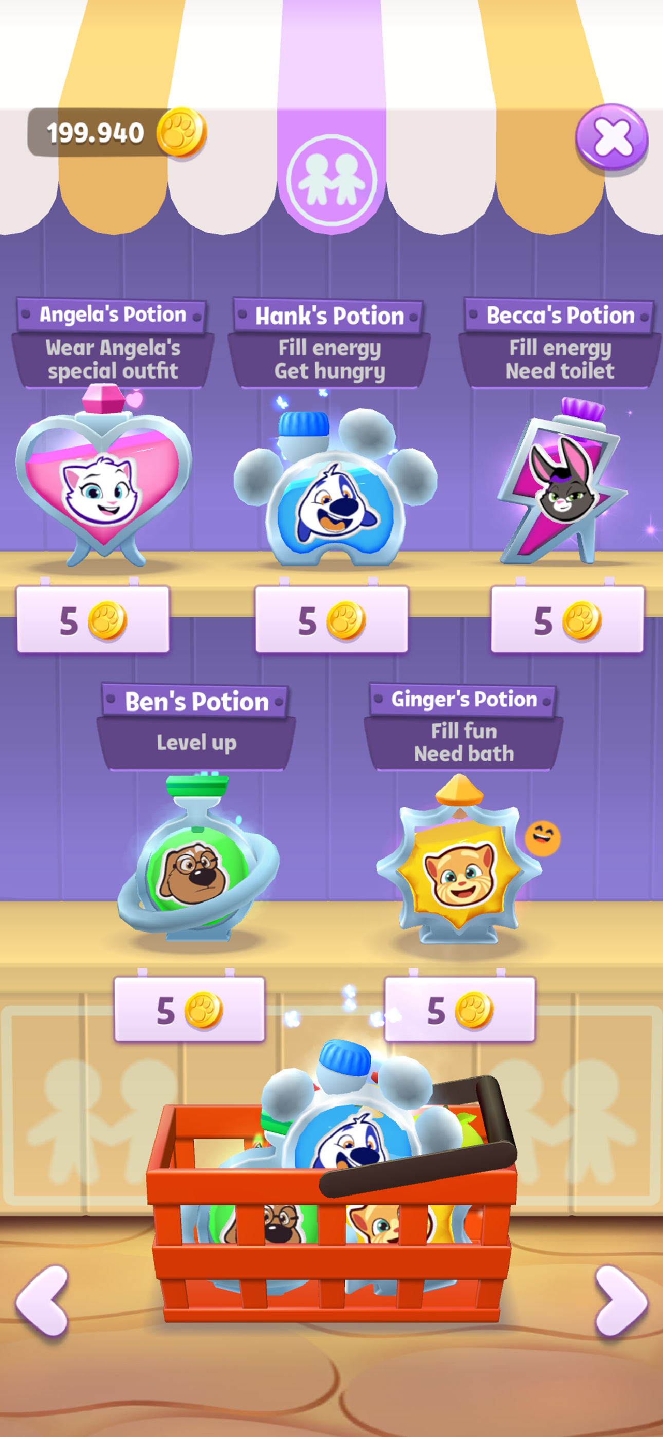 اسکرین شات 5 بازی تام سخنگوی ۲ - My Talking Tom 2