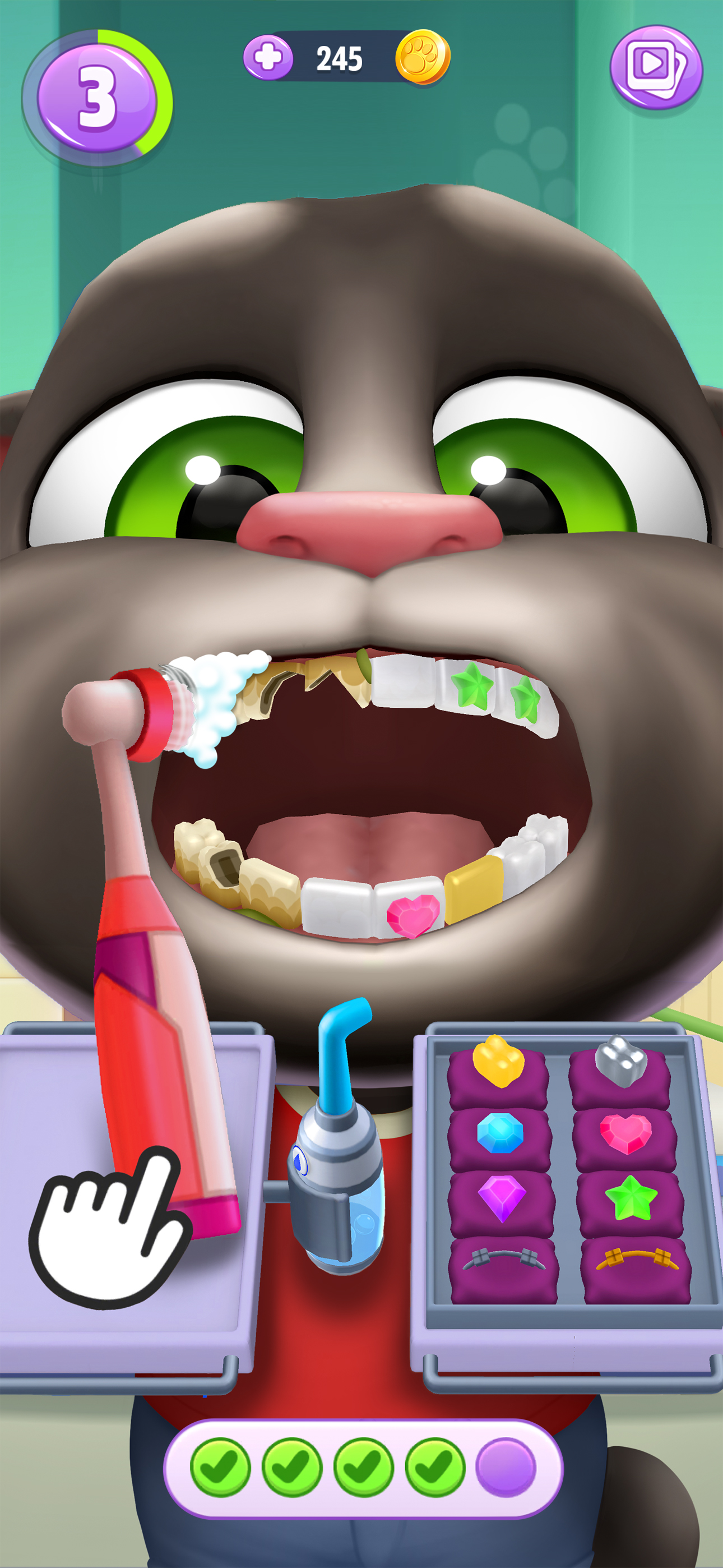 اسکرین شات 3 بازی تام سخنگوی ۲ - My Talking Tom 2