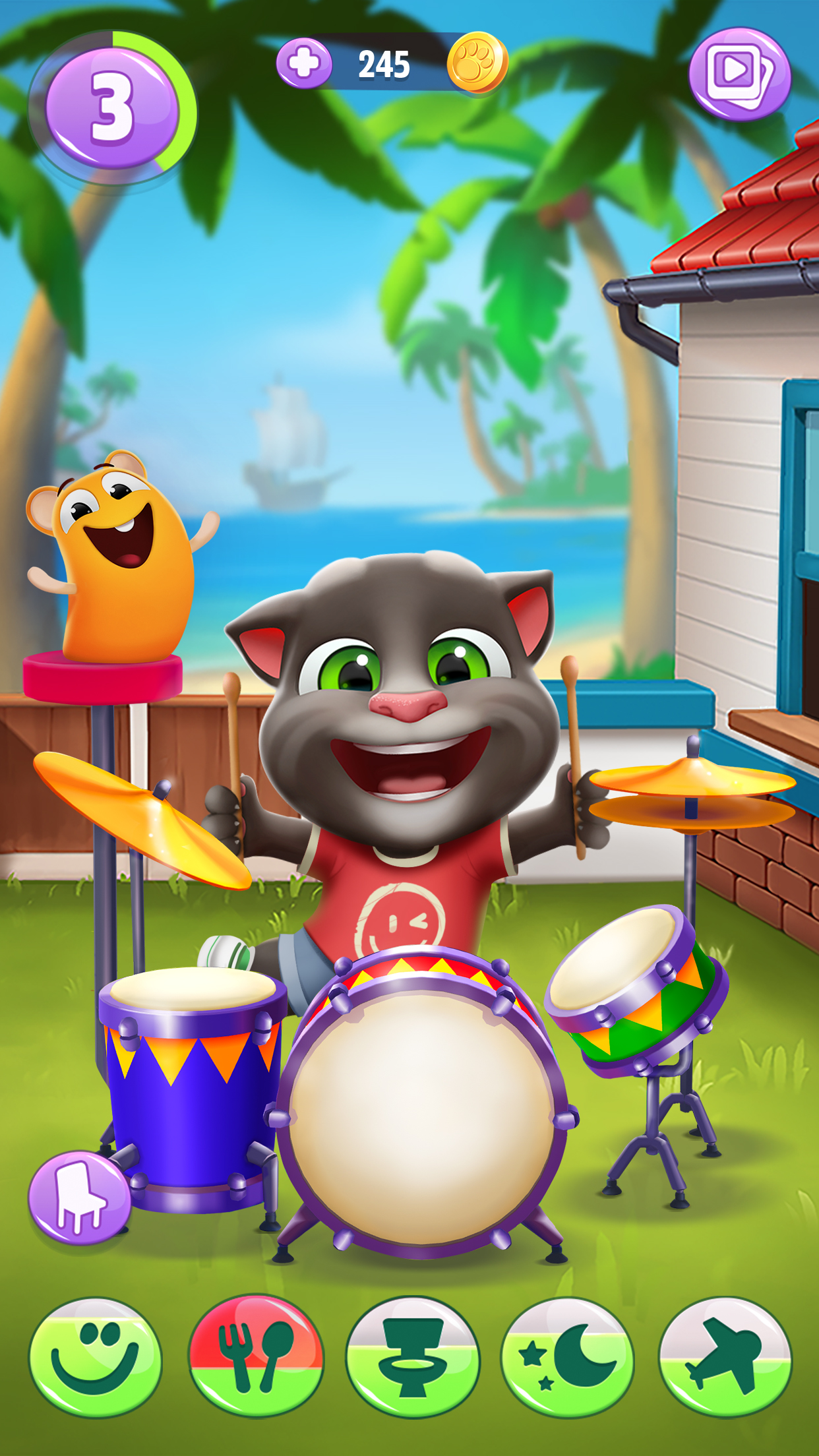 اسکرین شات 5 بازی تام سخنگوی ۲ - My Talking Tom 2