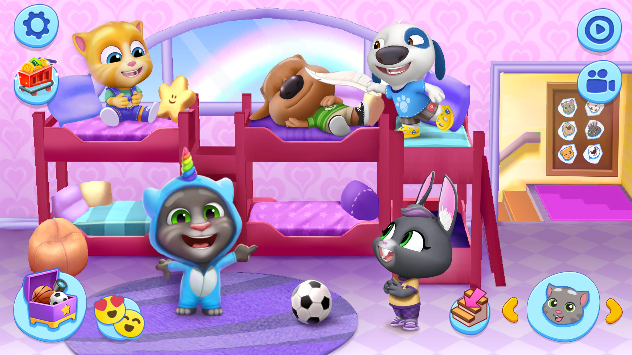 اسکرین شات 3 بازی My Talking Tom Friends