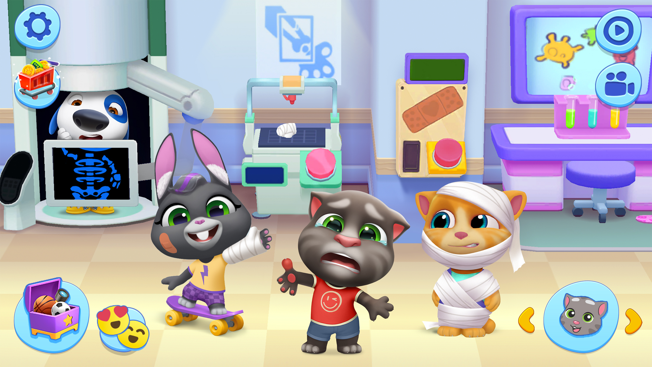 اسکرین شات 2 بازی My Talking Tom Friends